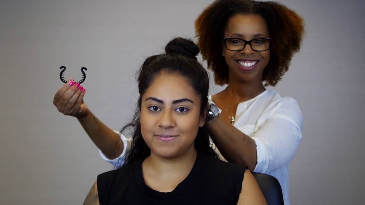 PuffCuff styling demo with Type 2 Hair