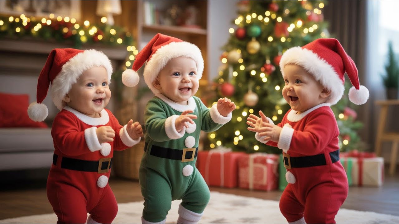 Jingle Bells Christmas Dance 🎄 | Fun Kids Songs & Holiday Joy Nursery Rhymes.