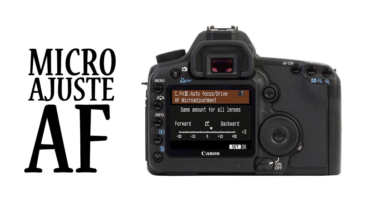 Micro ajuste AF - Canon EOS 5D Mark II