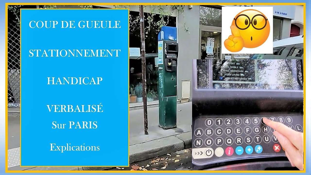 Coup de gueule stationnement #handicap #paris  #Horodateur #handiheros  #pmr