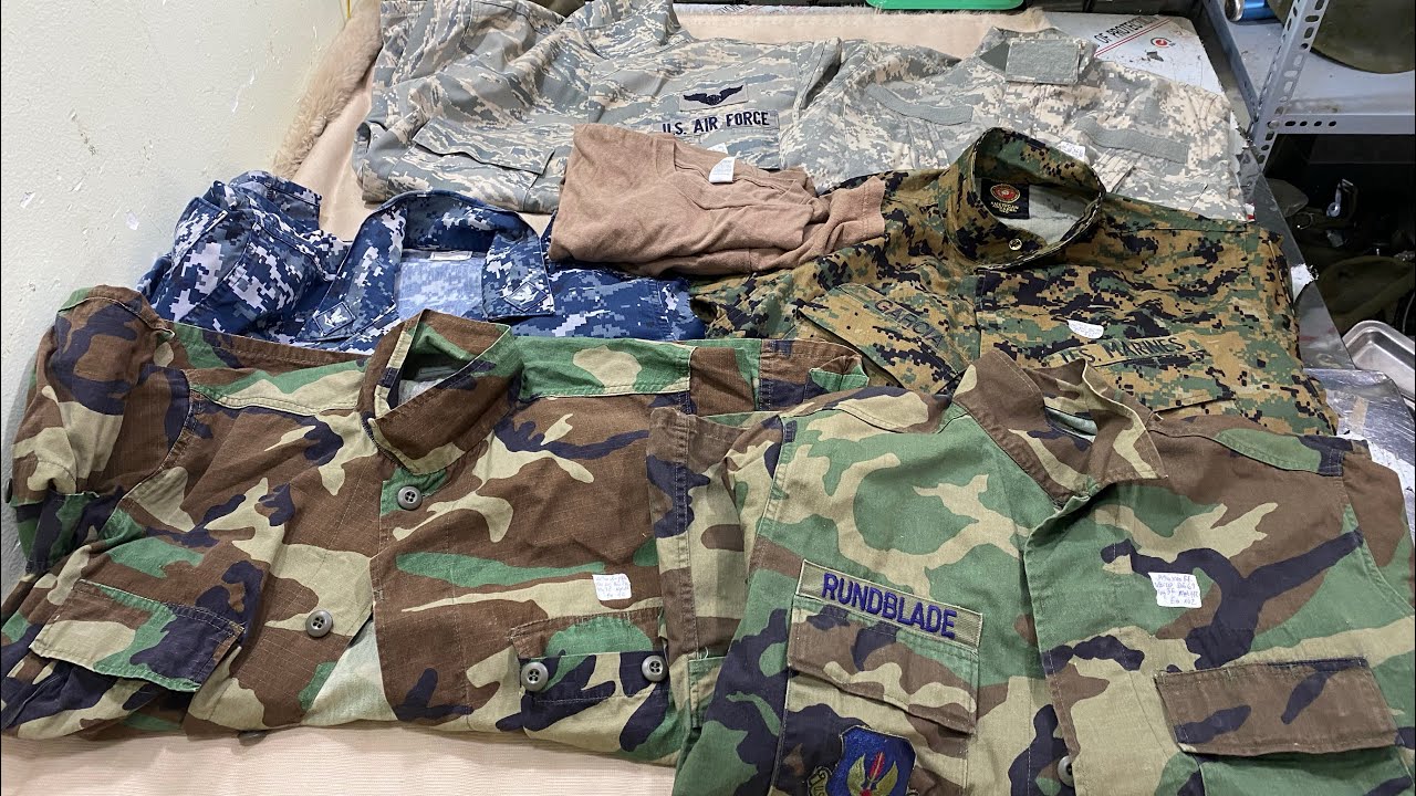 (23-1-2026) Các loại áo cấp phát lính Mỹ, size hiếm Small Short, xsmall short