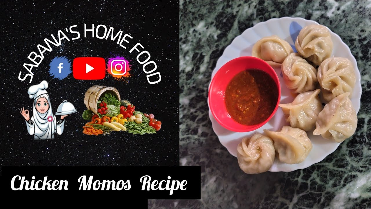 Chicken   Momos   Recipe / With  Spicy  Chutney 