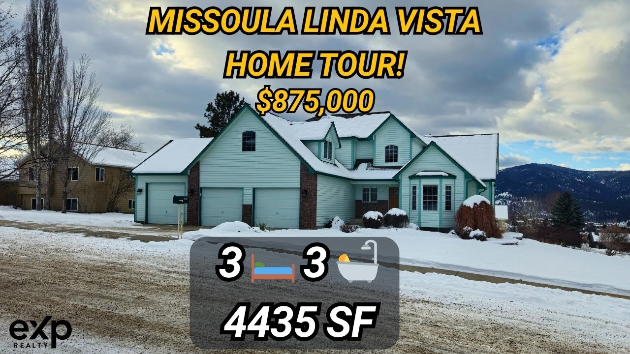 Missoula Property Tour: Move-In Ready Home with Unfinished Basement Potential! 