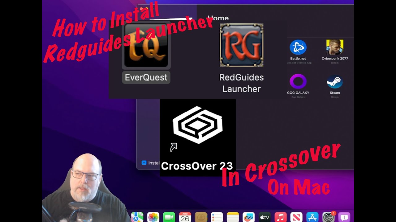 How to install Redguides Launcher in Crossover on Mac