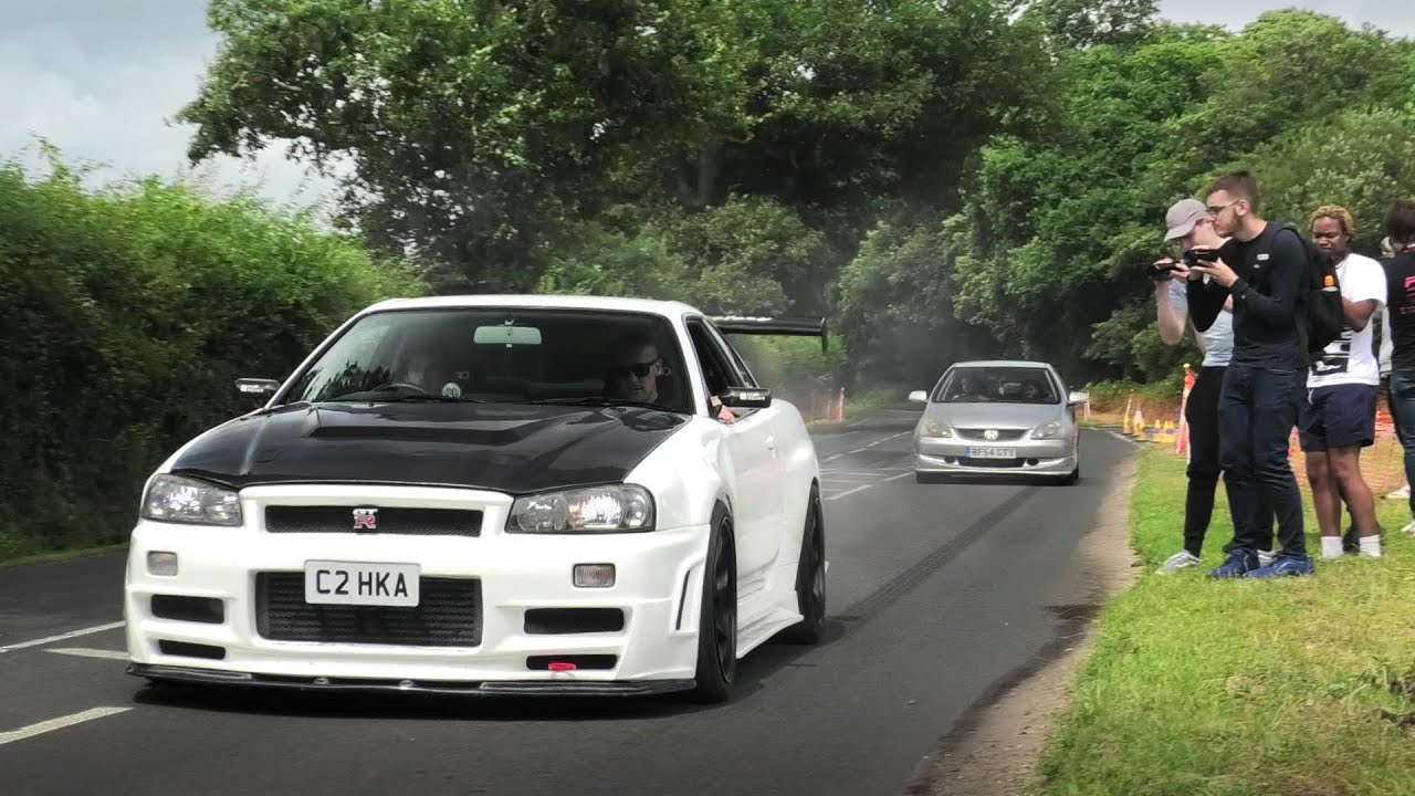 🔰 Japanese Cars Leaving a Car Show in Style!