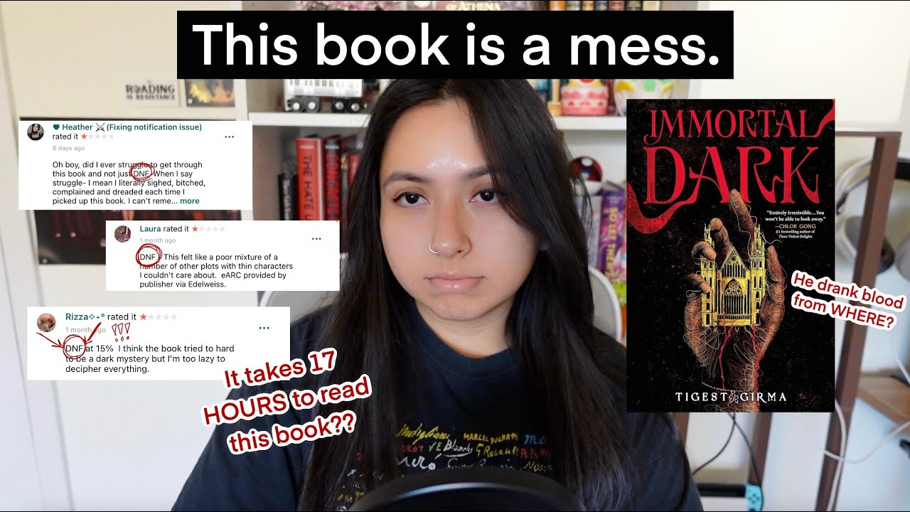 Immortal Dark is torture to read: The book NO ONE could finish