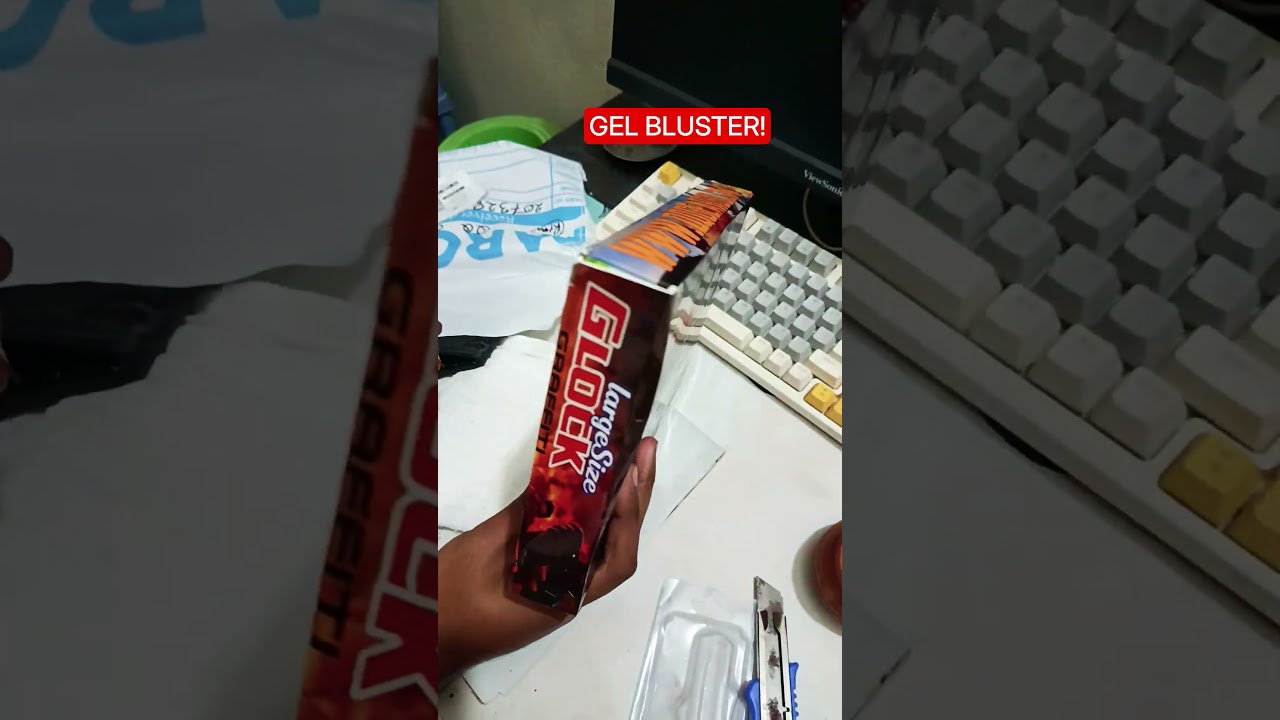 Powerful Gel Bluster Unboxing video. 