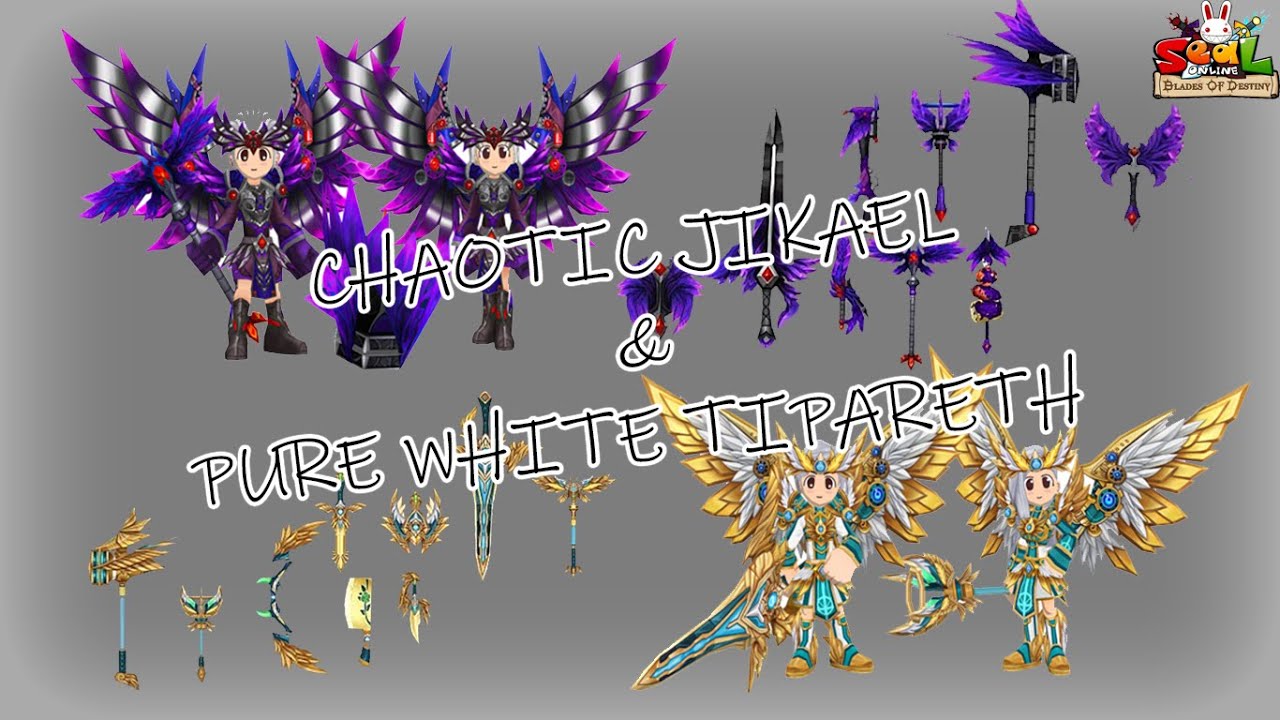 Jikael and Tipareth Equipment Remake - Seal Online