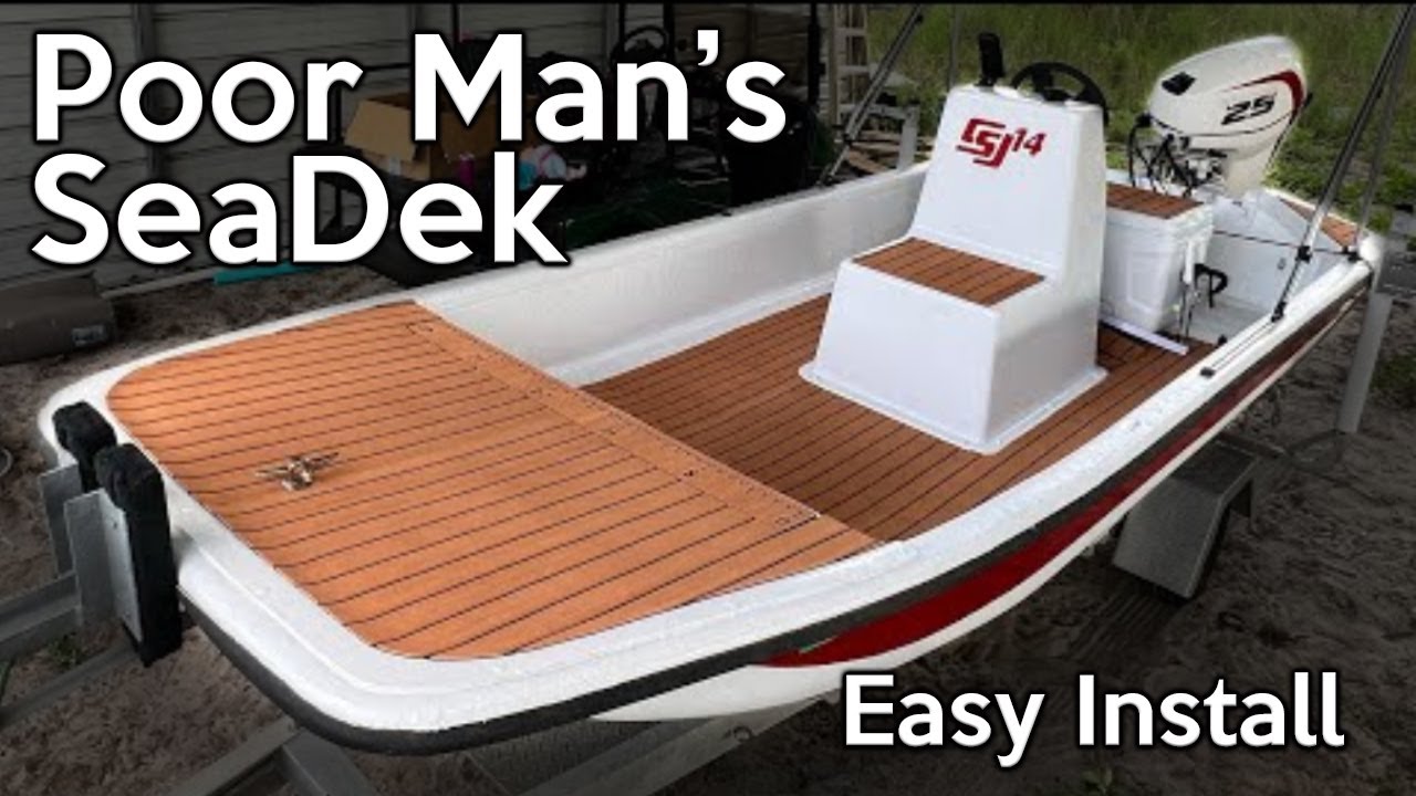 Cheap SeaDek Alternative!  - Start to finish install