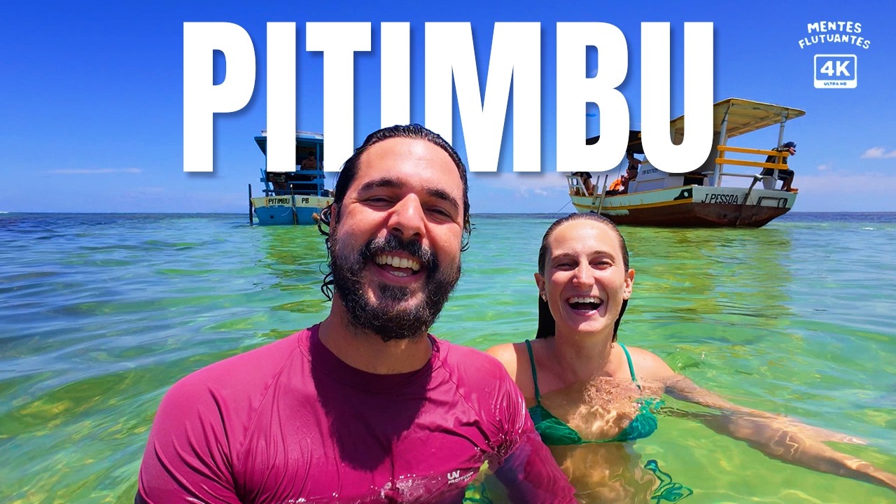 As Piscinas Naturais Mais Bonitas da Paraíba! Pitimbu, a 70 km de João Pessoa | Vlog Viagem (4K)
