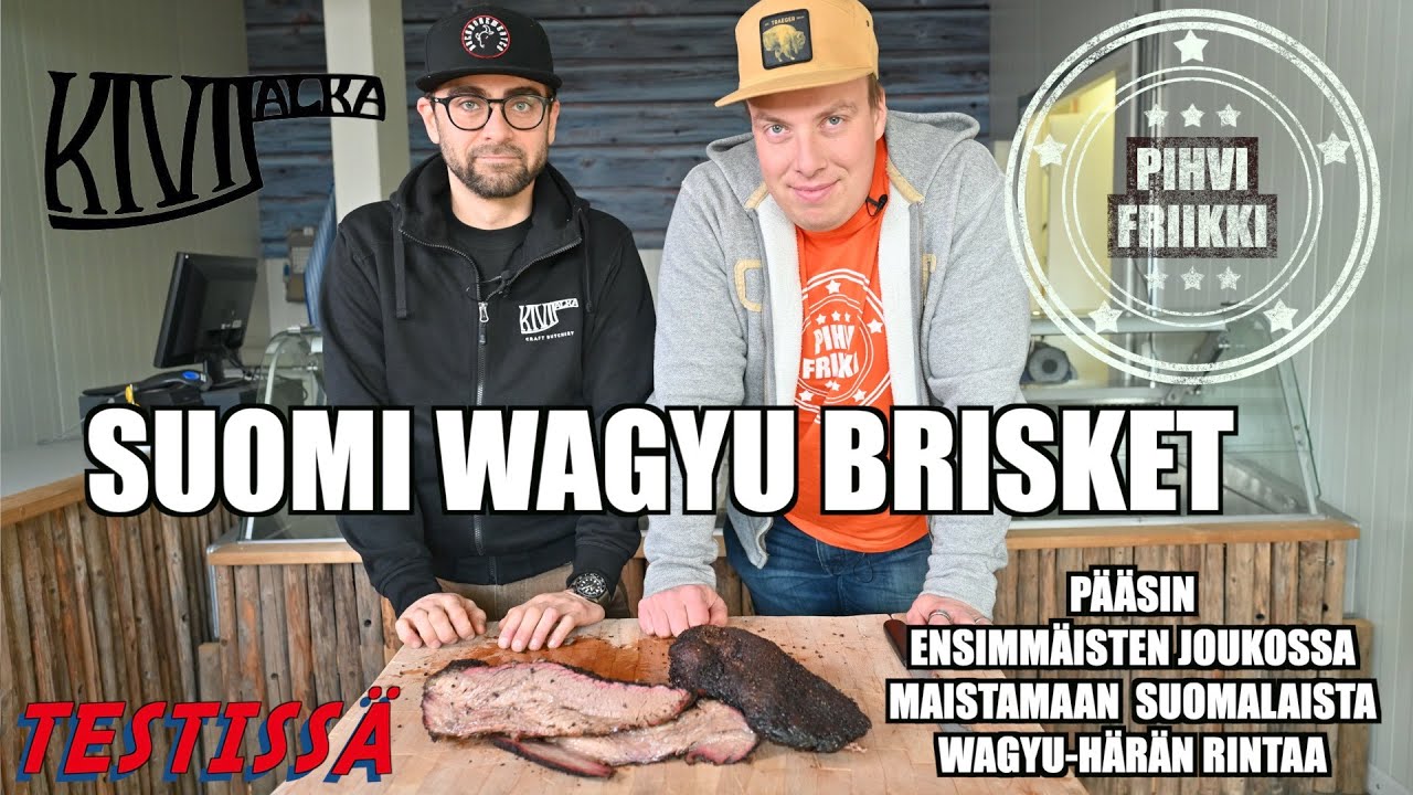 Suomalainen lihaleikkaamo Kivijalka Butchery osa 1/6. - Suomalainen Wagyu brisket (naudan rinta)