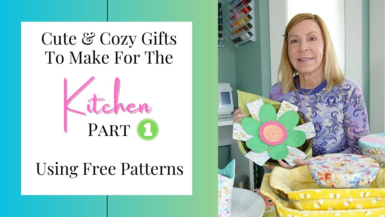 Gifts To Sew For The Kitchen | Free Patterns | Beginner Friendly | Perfect For Christmas Gifts