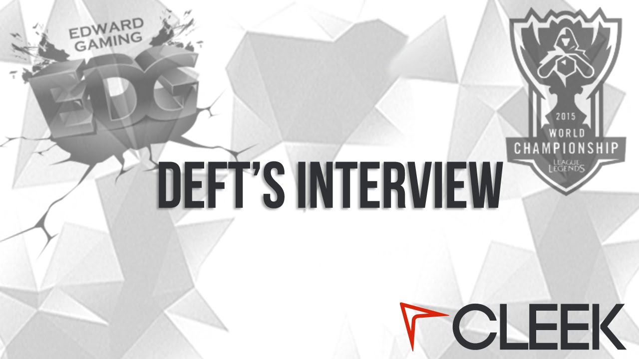 [Worlds][Itw]Interview Carry AD Edward Gaming : Deft