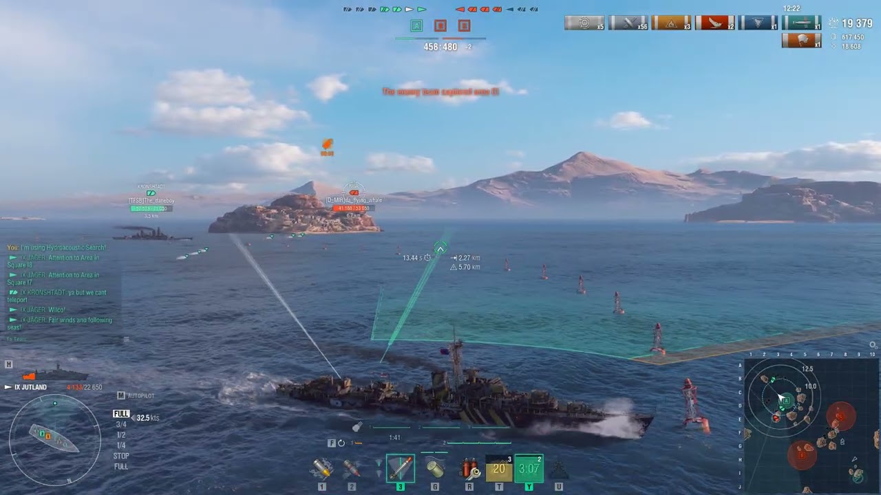 World of Warships Kraken Jutland Ranked