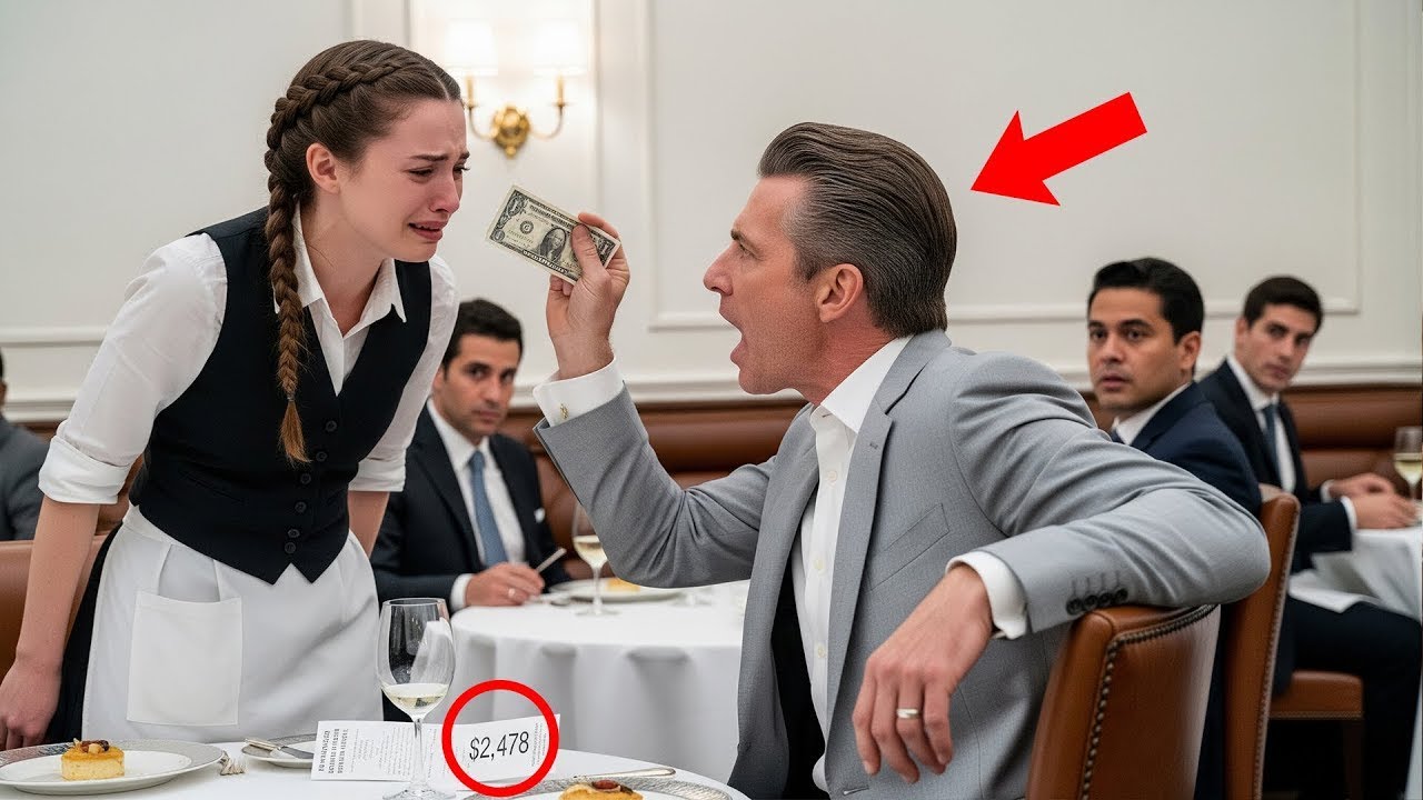 Millionaire Refuses to Pay Waitress, Saying ‘She’s Worthless’—Her Comeback Shocks Everyone