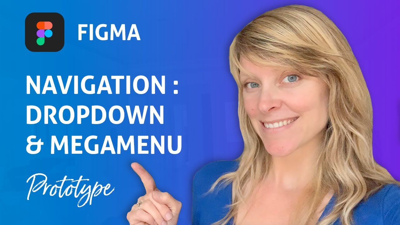 Figma - Menu de navigation, sous-menu de type dropdown et megamenu - Prototype