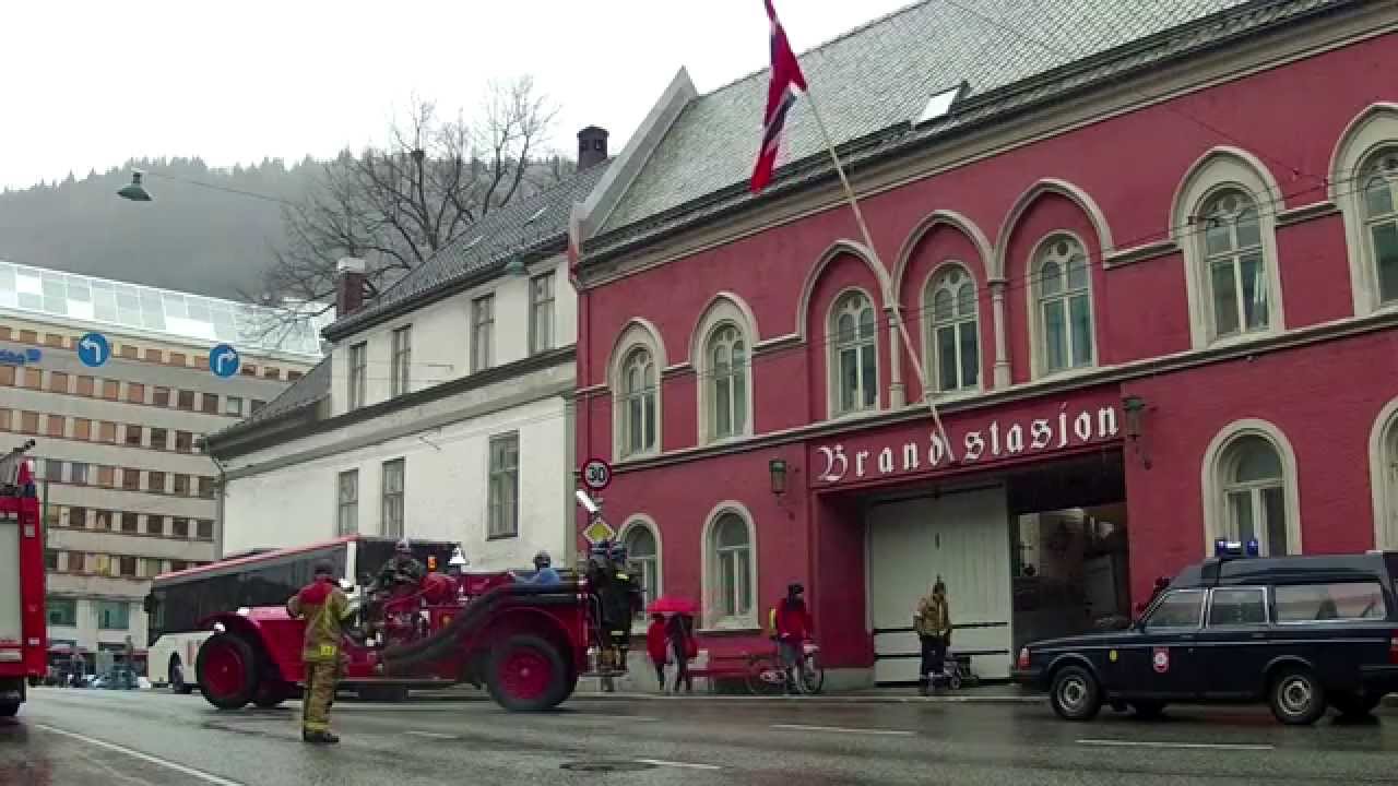 Old fire engines in Bergen / Historisk utrykning i Bergen