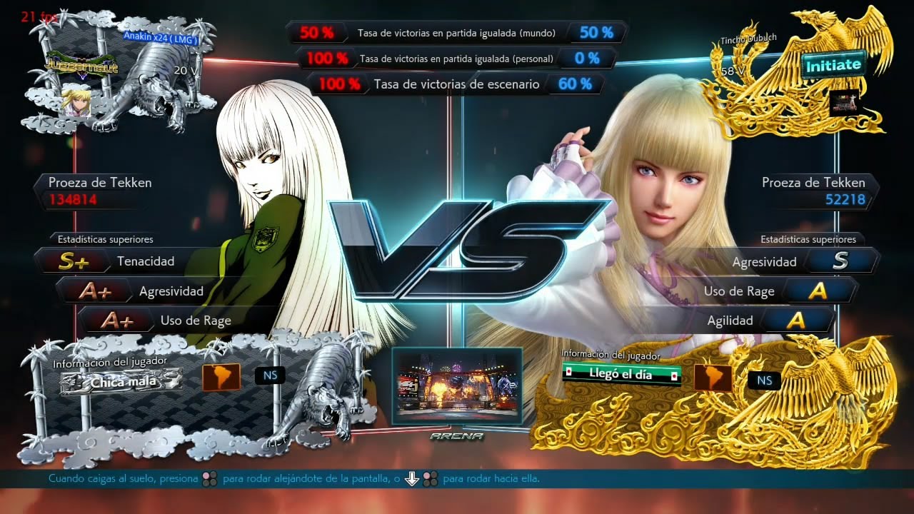 L7 119_7 Lili (Anakin x24) vs (Tincho) Lili - Tekken 7 FT5 ( Anakin x24 )  Online sin Grafica