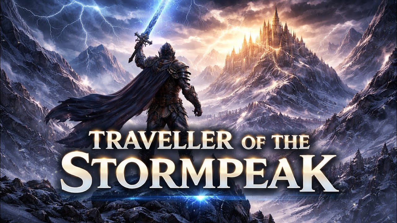 Traveller Of The Stormpeak | Epic Symphonic Power Metal (Lyrics Video)