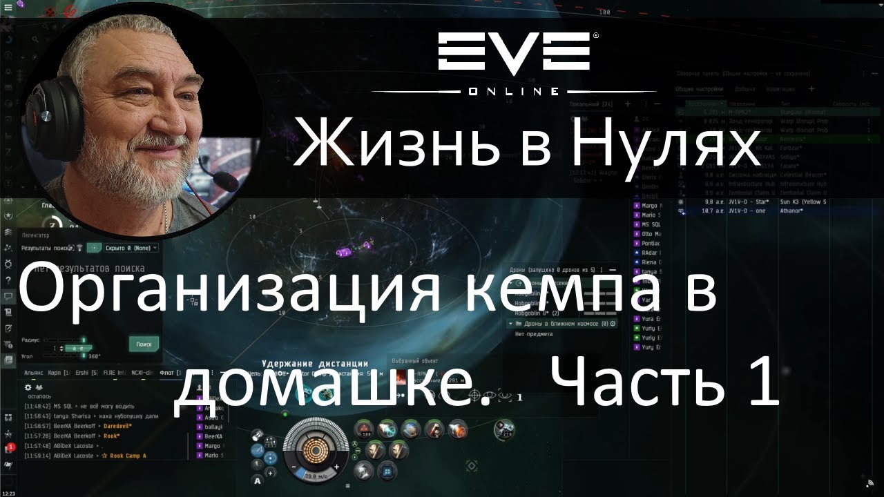 Организация кемпа в домашке. Часть 1. Eve Online