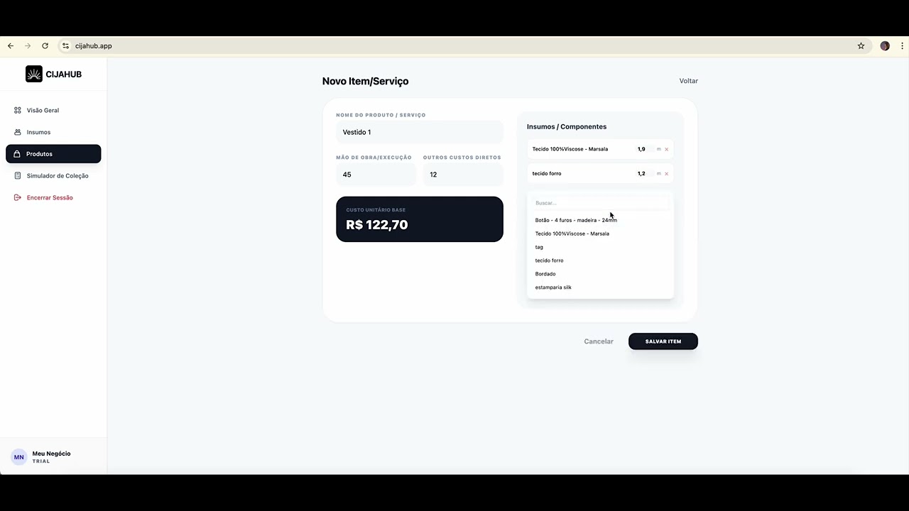 Como Cadastrar um Produto Completo no CIJAHUB | Calcule o Preço de Custo Real