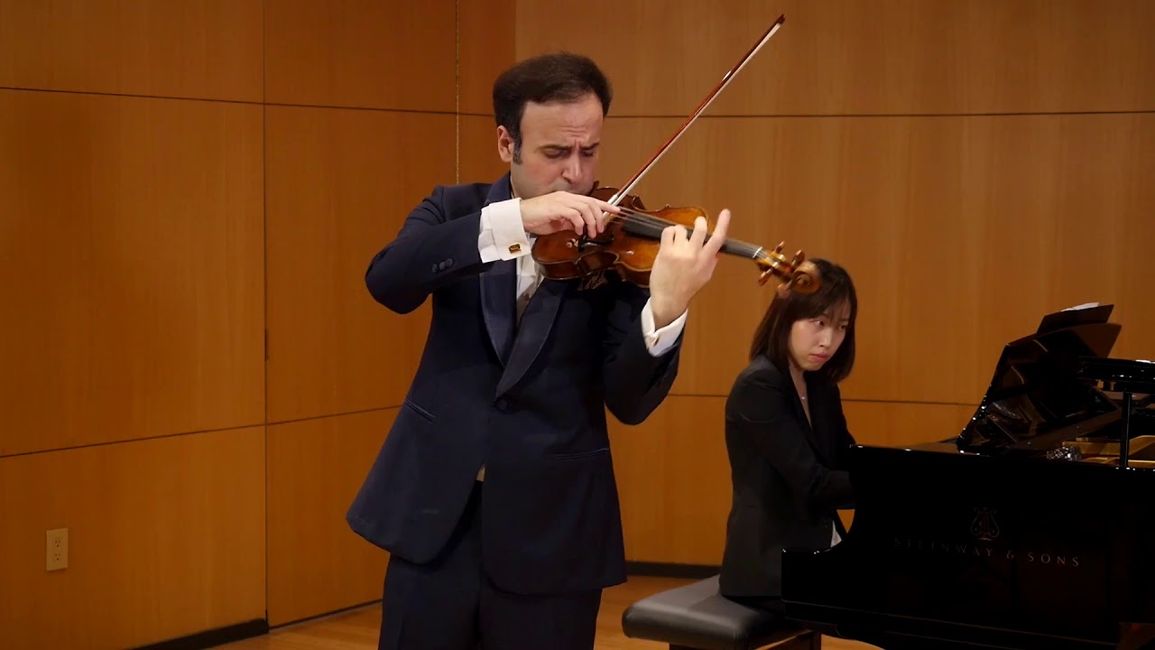 P. de Sarasate: Ziguenerweisen (gypsy airs ) Bela Horvath (violin) Xinyu Wang (piano)
