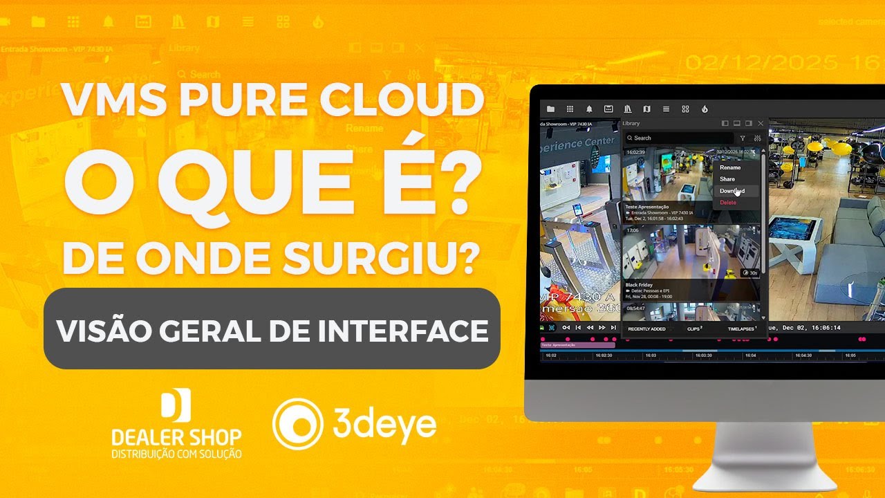 Conheça a VMS Pure Cloud 3dEYE: A Revolução do Monitoramento em Nuvem