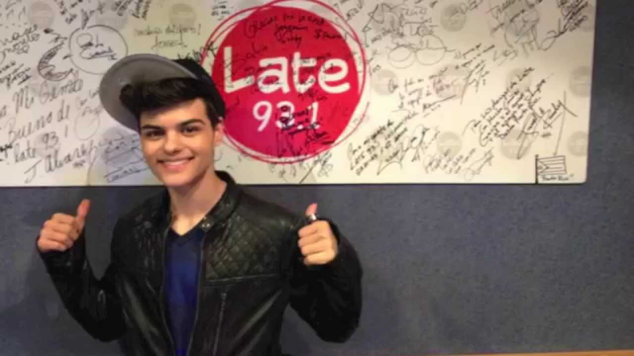 Abraham Mateo en Late 93.1 (Radio argentina) 14/7/14