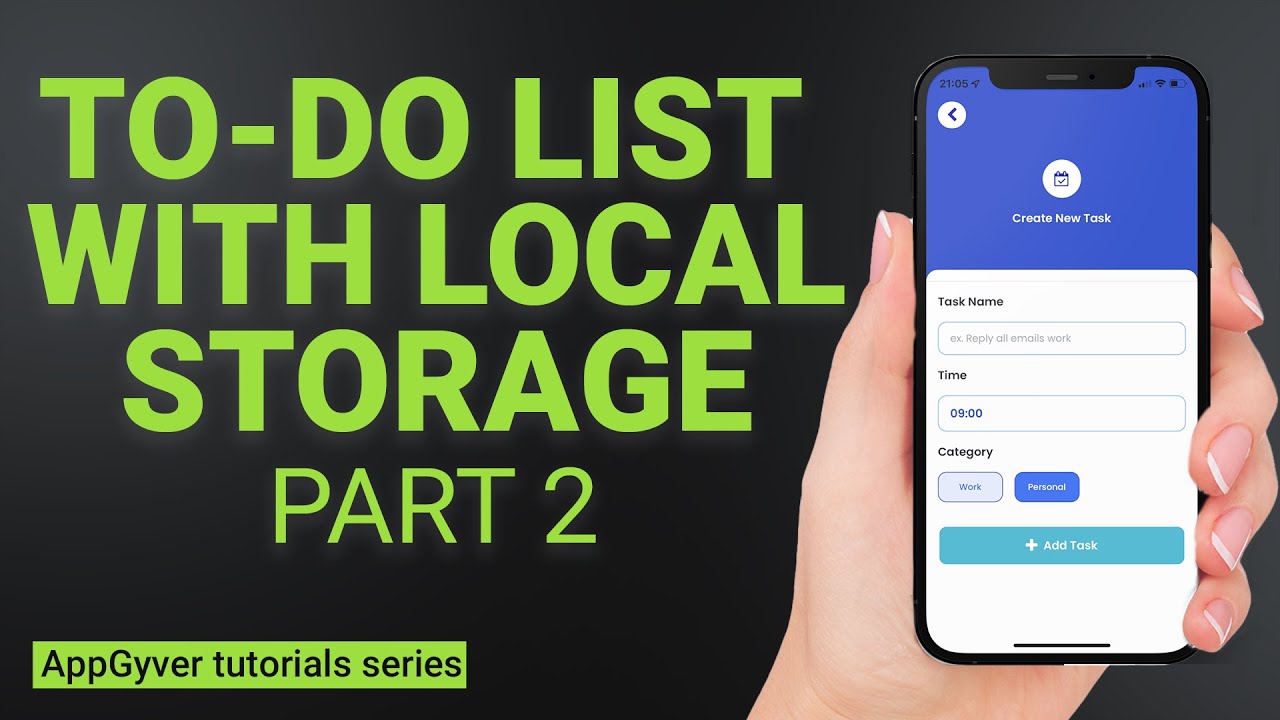 SAP Build Apps (aka AppGyver) tutorial Part 2 - creating a to-do list saved in local storage