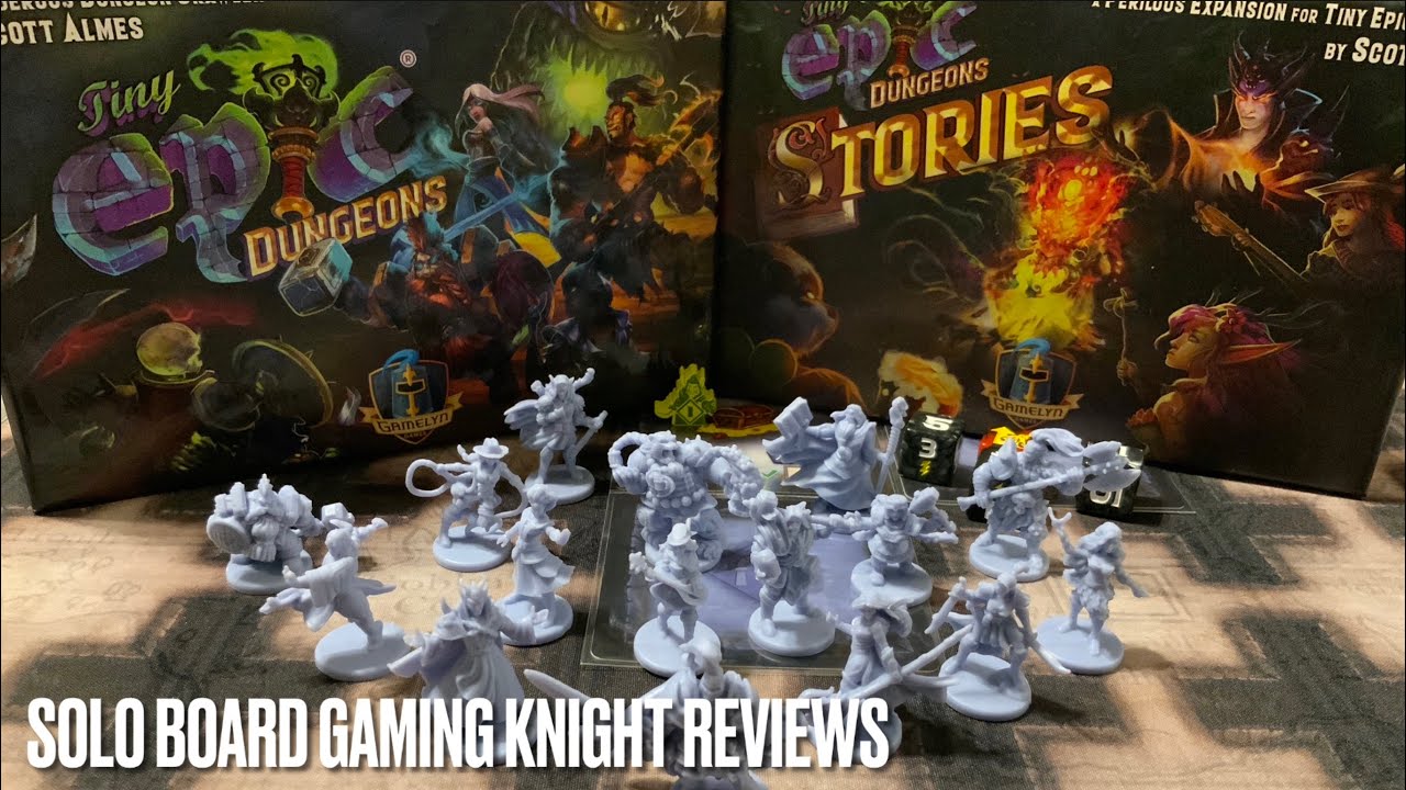 Tiny Epic Dungeons Solo REVIEW - Solo Board Game Review - SBGK
