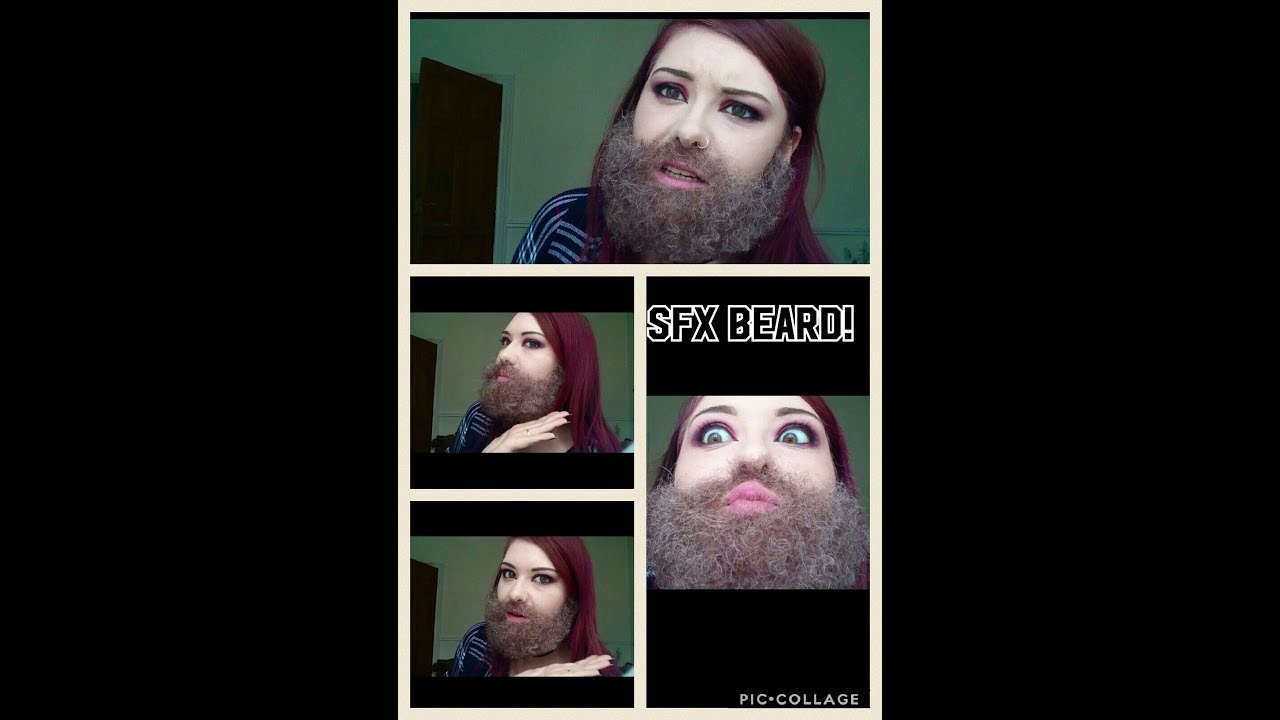 Fake Beard SFX With Crepe Hair Tutorial For Beginners