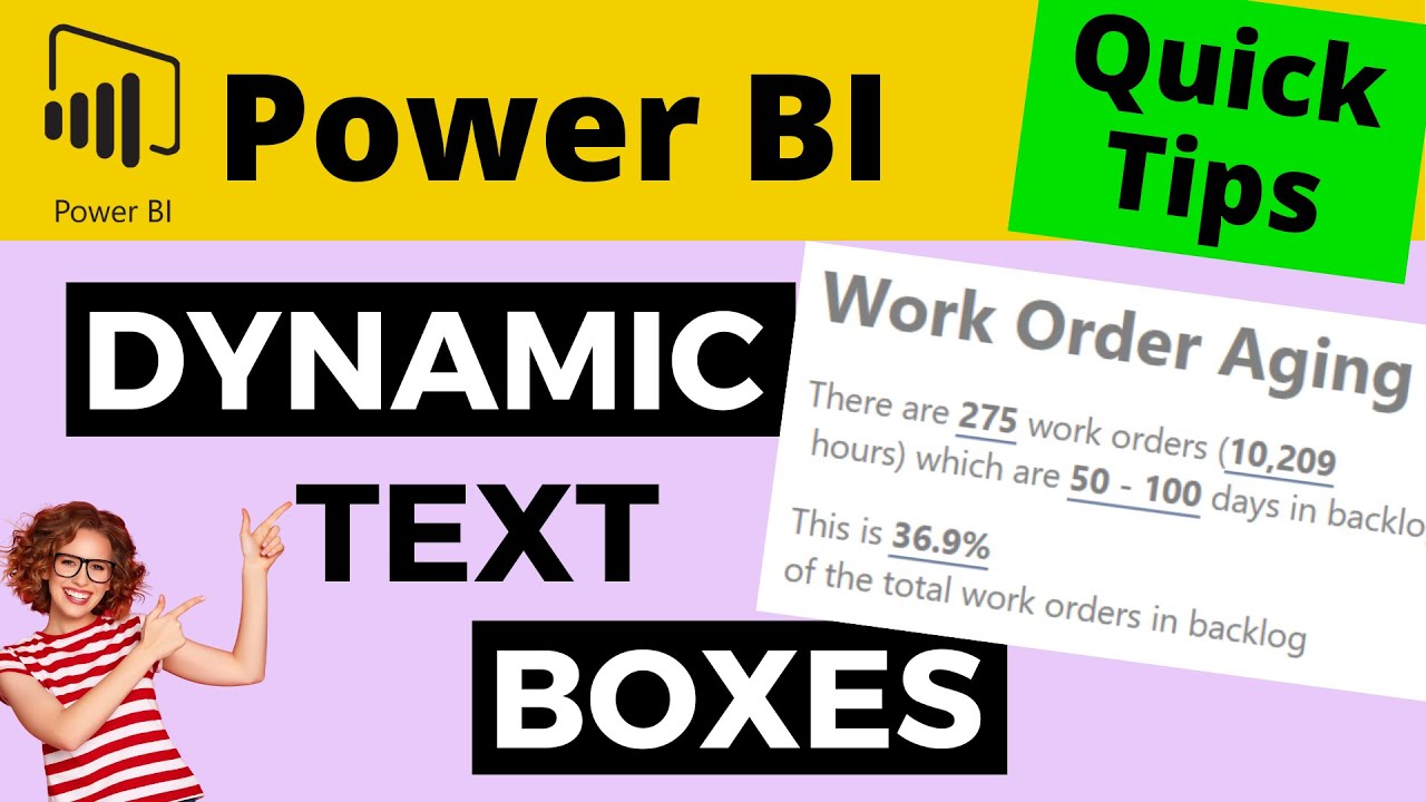 QT#66 - Integrate Measures Into the Standard Power BI Text Box to Create Dynamic Titles