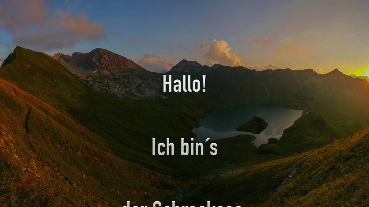 Der Schrecksee - Ein Hilferuf