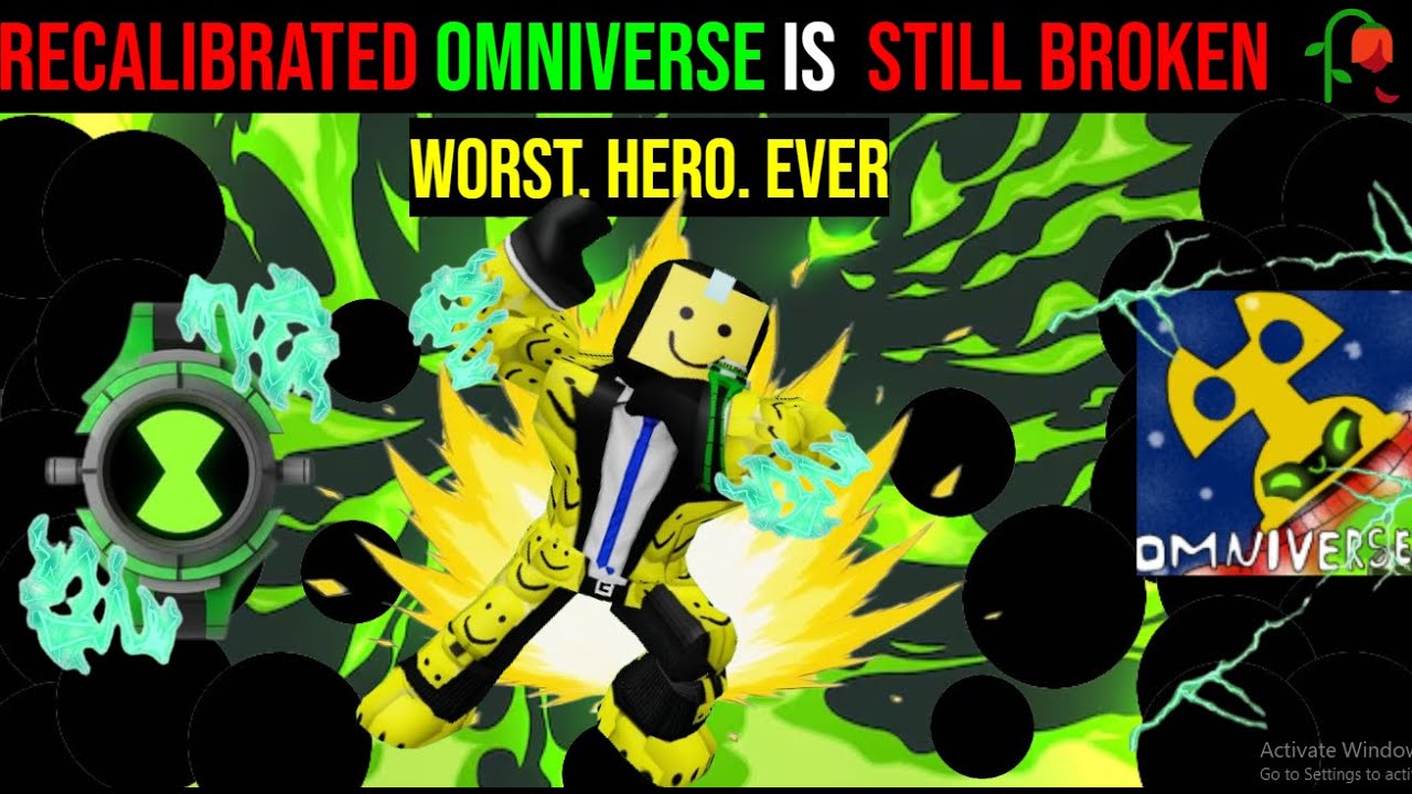 The Recalibrated Omnitrix is BROKEN! (Roblox Omniverse Gameplay) - Roblox Ben 10