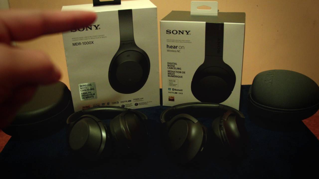Comparison: Sony MDR-1000X vs MDR-100ABN