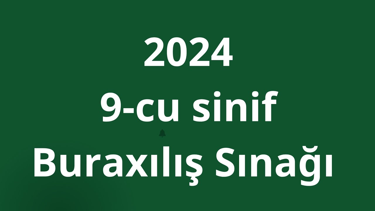 9-cu Sinif Buraxılış Sınağı | Maraqlı Suallar  #2024tayfa #buraxilisimtahani