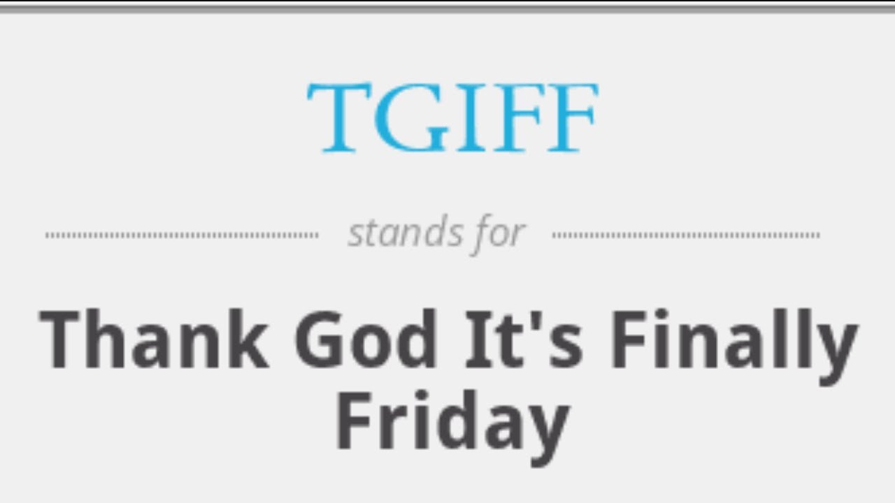 T.G.I.F.F. THANK GOD IT'S FINALLY FRIDAY!!! GOOD MORNING Y'ALL🥷🥷🏾🥷🏼😎