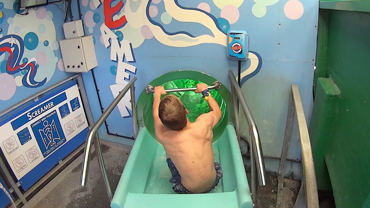 Scary Screamer Water Slide at Splashdown Poole