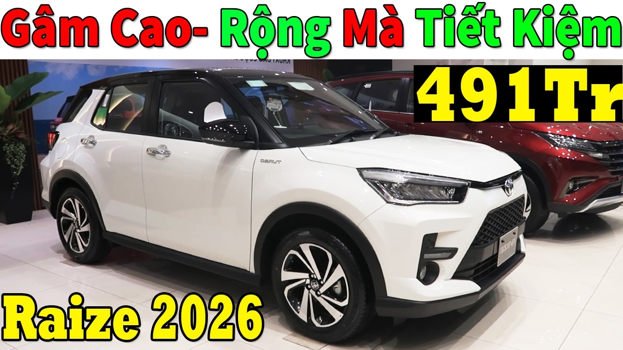 ✅Dưới 500Tr lấy gầm Cao Toyota Raize Giữa Tháng 3, Rộng Mà Tiết Kiệm| lăn bánh Toyota Raize|Topcarvn