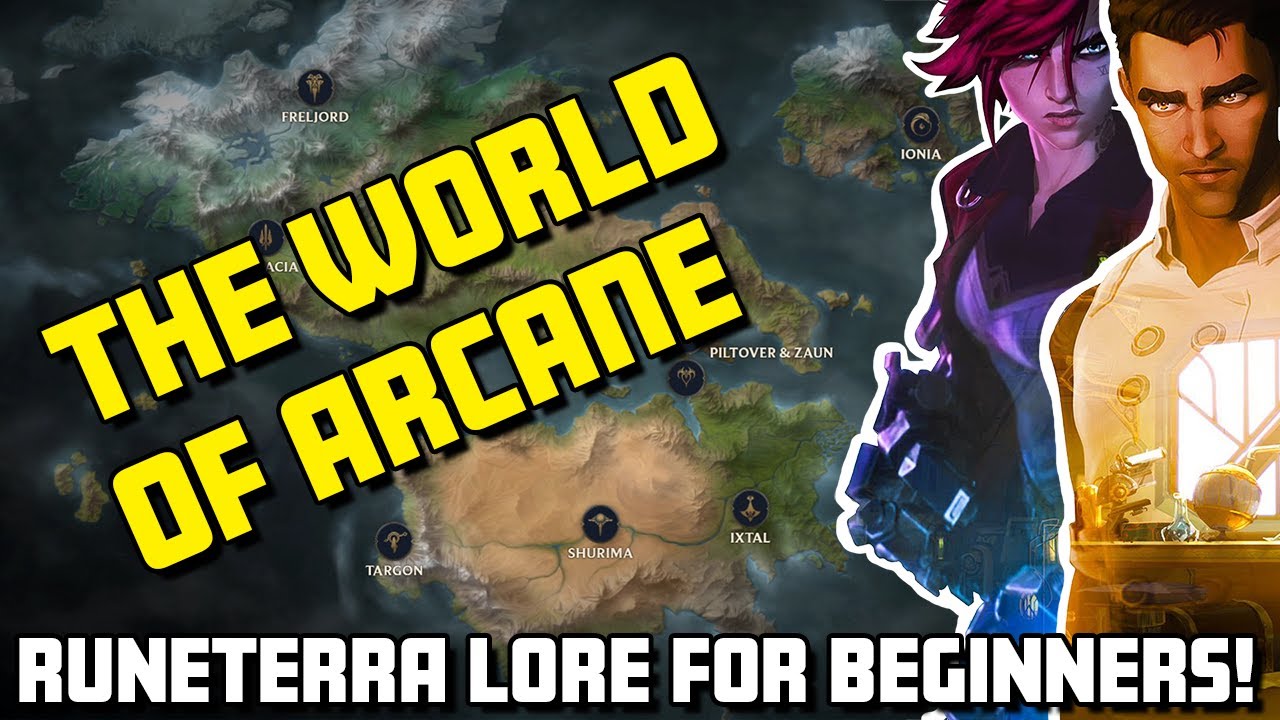 Runeterra - A Lore Overview! Arcane Lore Starting Point  - The World of Riot's MMO!