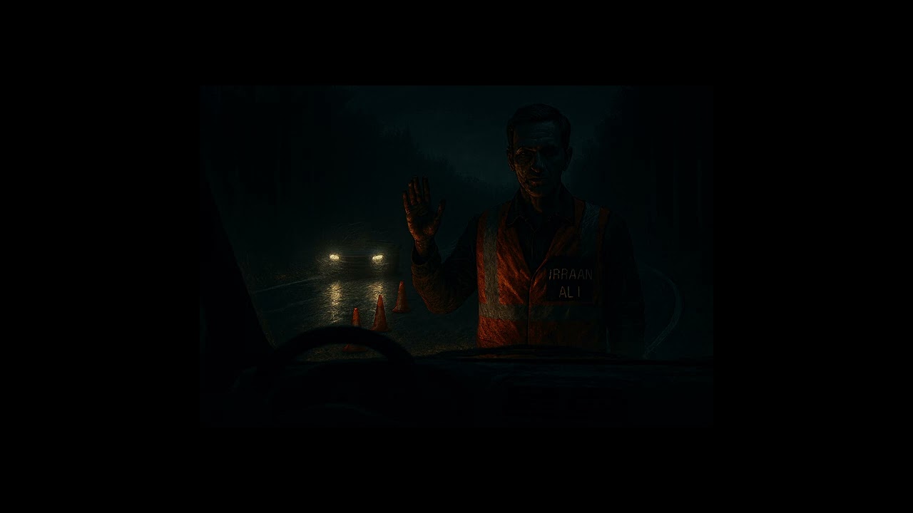 The Road Worker - My License Plate | 2 Night Drive Horror Stories 