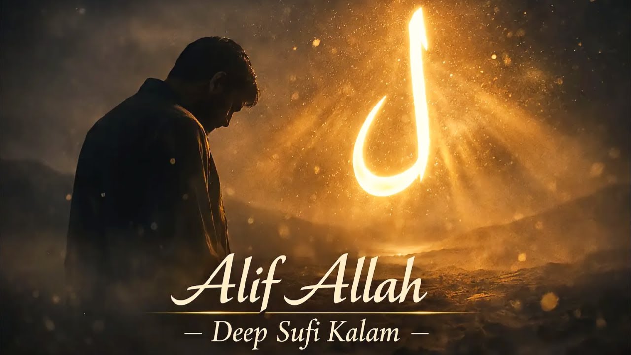 Alif Allah &ndash; Deep Sufi Kalam (Cinematic, Spiritual & Viral 2026)
