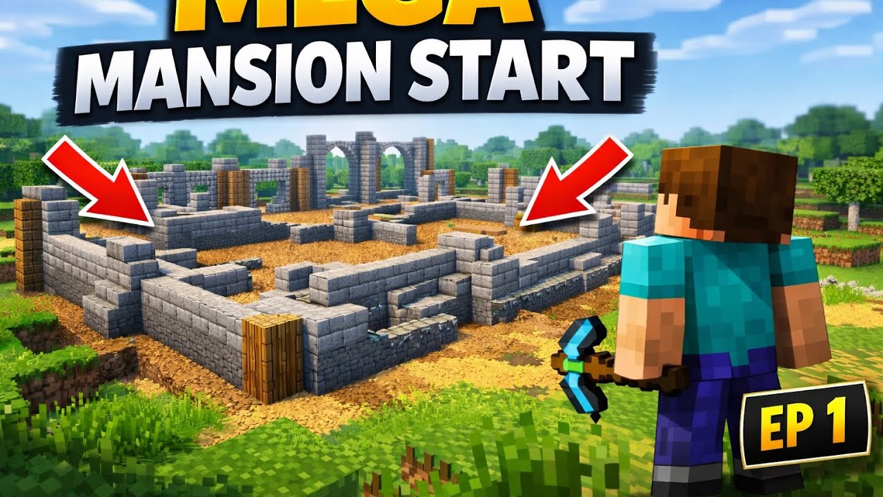 This Minecraft Mansion Is Going to Be INSANE… (Build Begins)