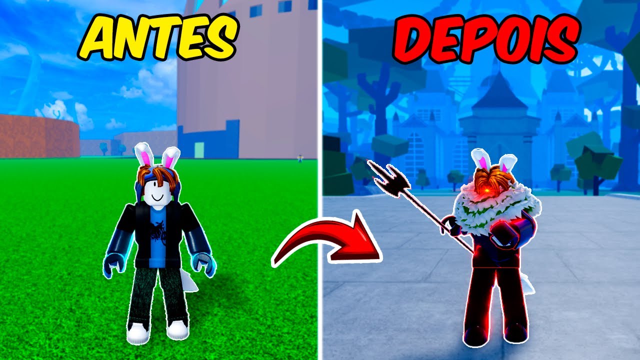 Indo de Noob para 3 Milh&otilde;es de Bounty na Conta Iniciante! Blox Fruits