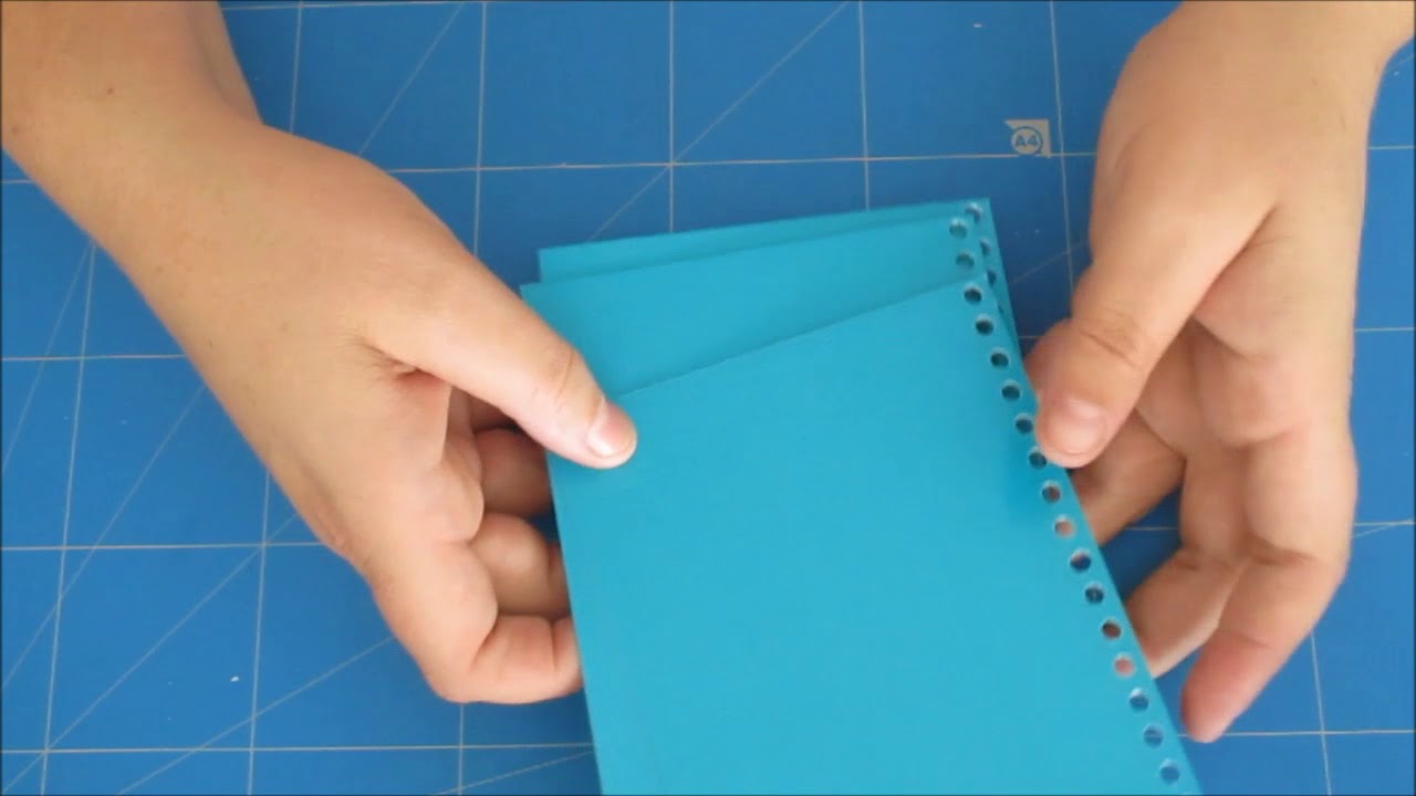 [Scrapbooking] Tutoriel carnet de note spirale et enveloppes design Action