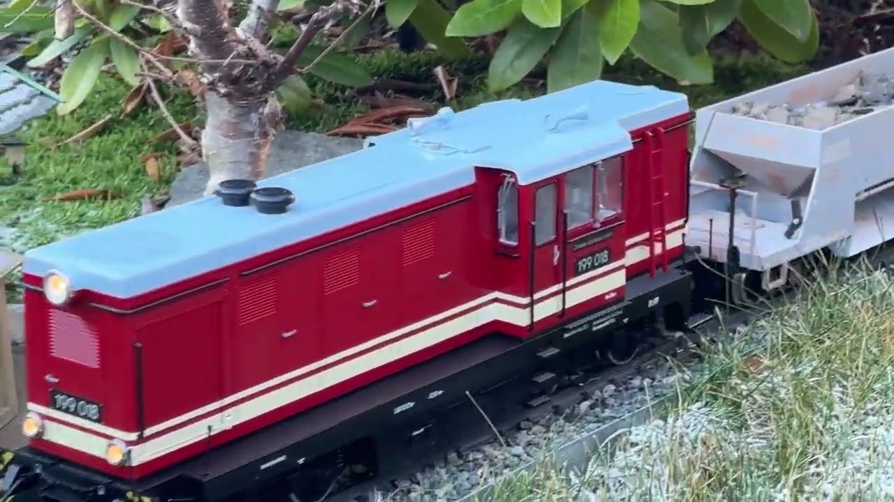 L45H von LGB/Märklin - im Ausseneinsatz mit orig.MfX-Sound
