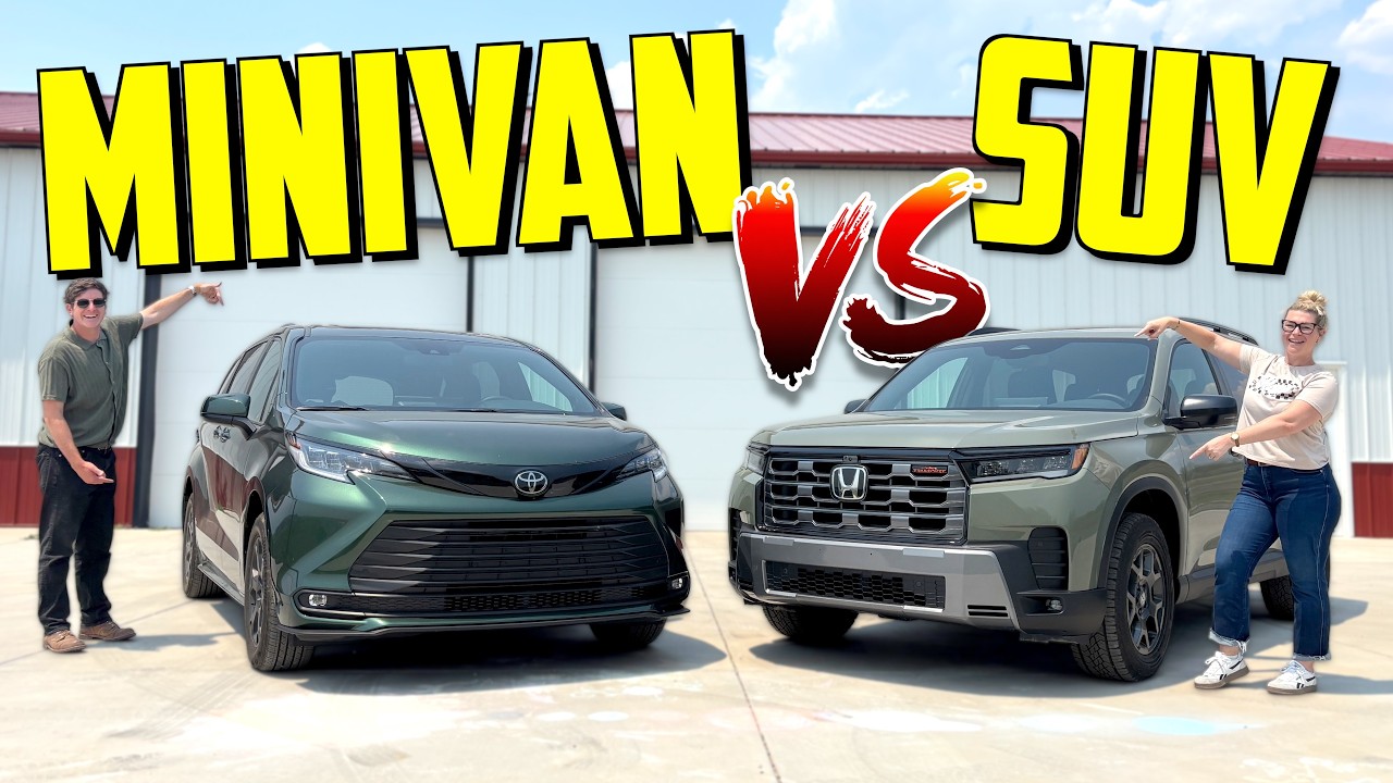 Toyota Sienna Woodland против Honda Pilot TrailSport: минивэн или всё-таки нет?