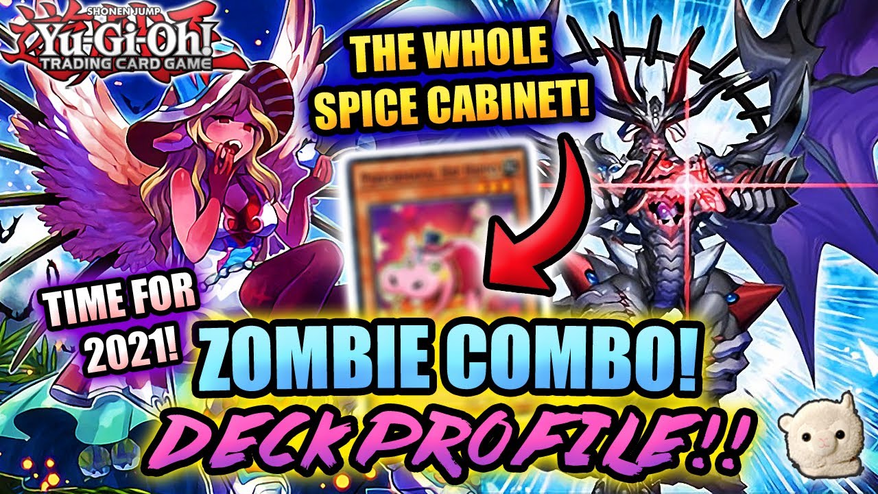 Yu-Gi-Oh! ZOMBIE COMBO DECK PROFILE! JAN. 2021! SPICE 4 DAYS! w/ TEST HAND+COMBO! + GIVEAWAY WINNER!