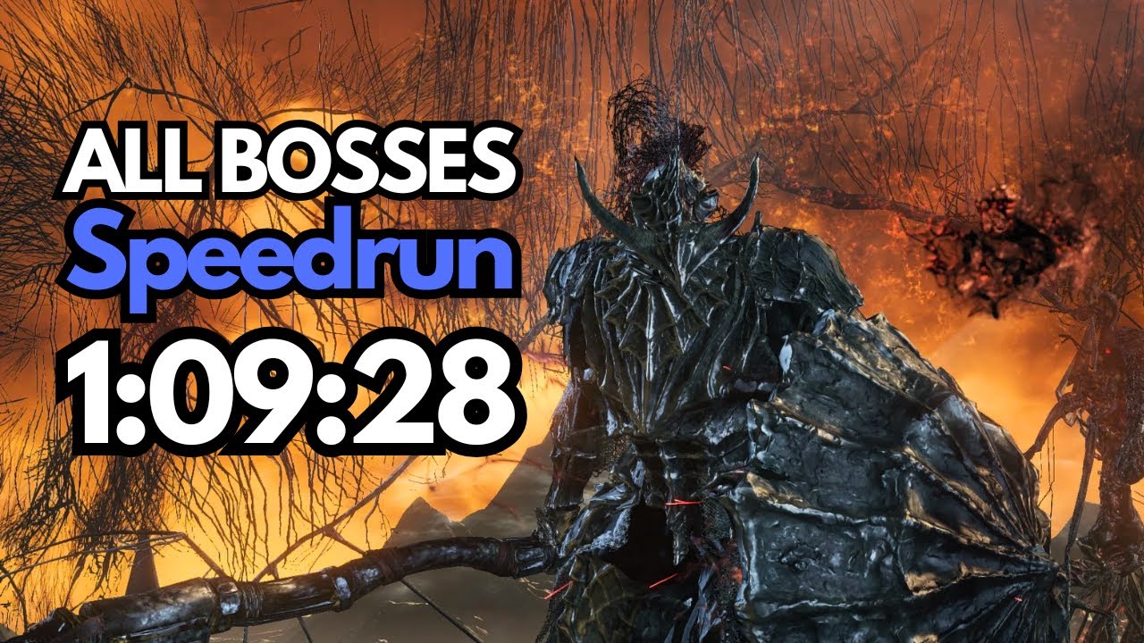 Dark Souls 3 All Bosses Speedrun in 1:09:28