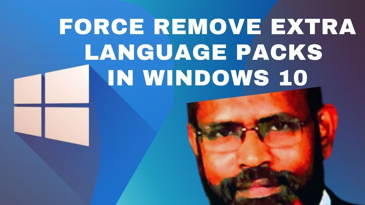 Как принудительно удалить дополнительные языковые пакеты в Windows 10